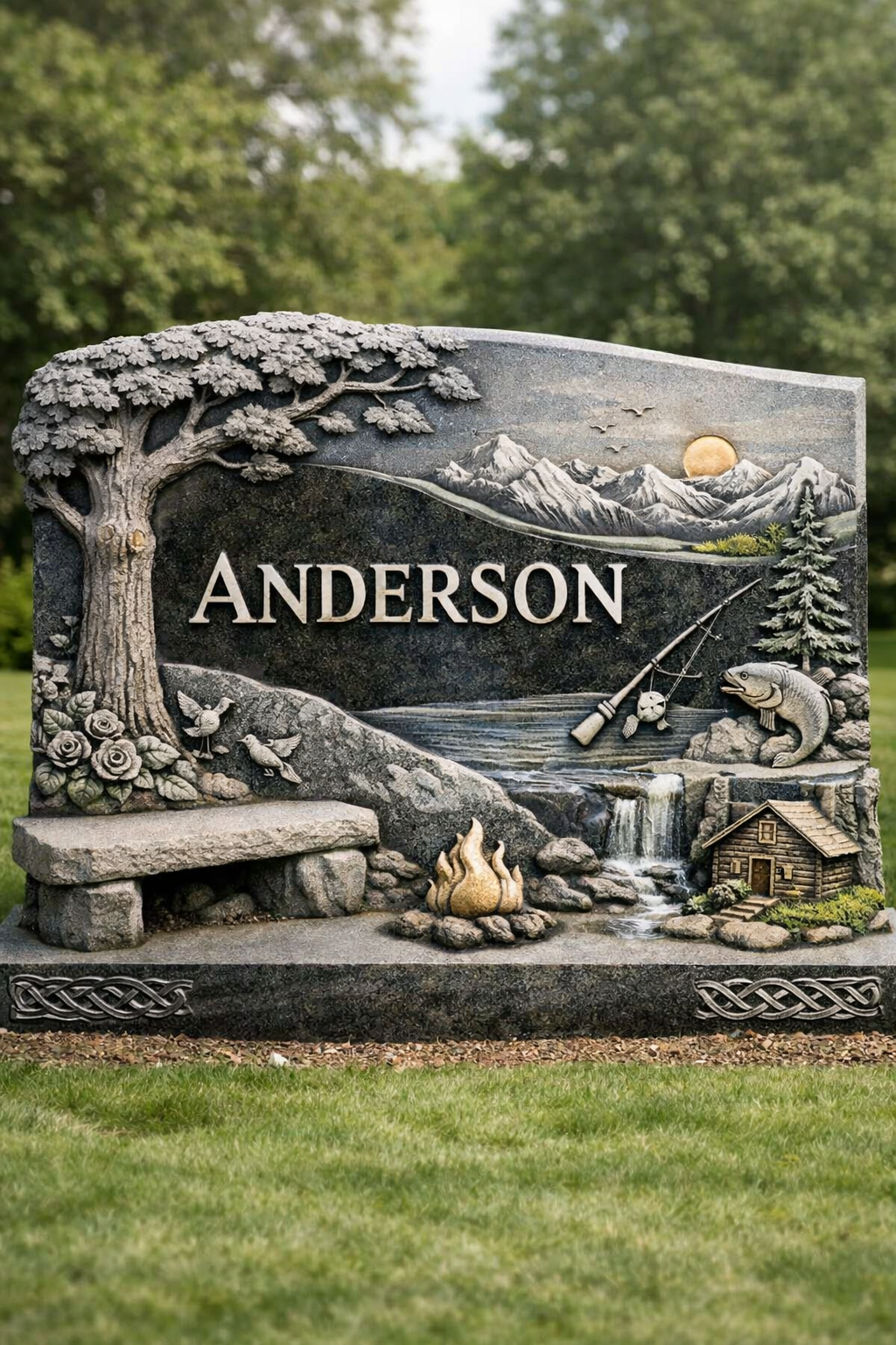 Custom monument design process