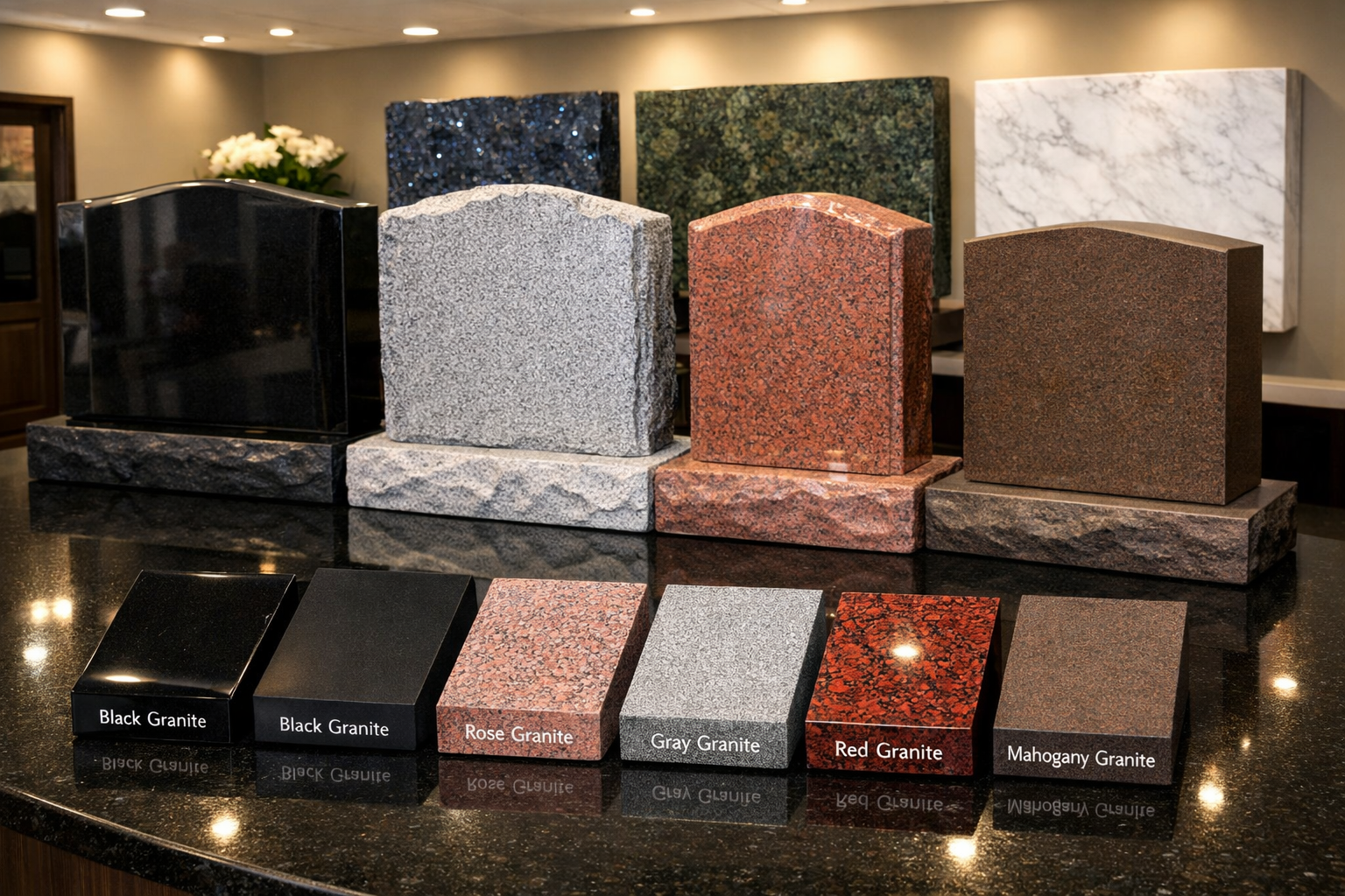 Granite color variations